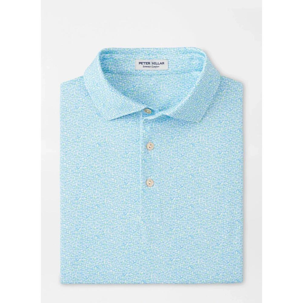 Peter Millar Mezcal Performance Jersey Polo Shirt White Men’s Size M, L, XL NWT